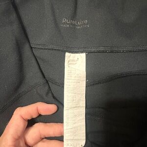 Fabletics Black pureluxe Bike Shorts size xxl